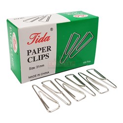 Tida 38515 Triangle Paper Clips 31mm 100 Pack - Theodist