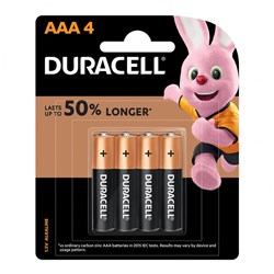 Duracell AAA Alkaline Battery 4 Pack - Theodist