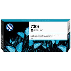 HP 730B Ink Cartridge, Photo Black Design, 300mL, Jet-T1700, New SD Pro MFP, T1600, T2600 - Theodist