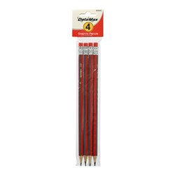 DataMax 4000C Graphite Pencils HB with Eraser 4 Pack - Theodist