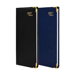 Dats Carnegie 2027 Diaries 74190, Black, Blue, Week to View - Theodist