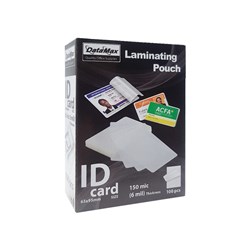 DataMax 4205 ID Card Laminating Pouch 100 Pack - Theodist