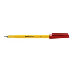 Staedtler 430F Ballpoint Pen Red - Theodist