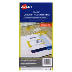 Avery 44005 Tubeclip File Fasteners, Resealable Pack - Theodist