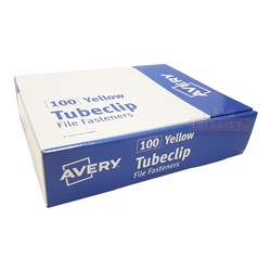 Avery 44009 Tubeclip File Fasteners Box of 100 - Theodist