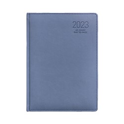 Regent 1510BLU 2023 A5 Diary Blue Day to Page - Theodist