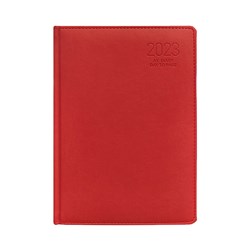 Regent 1510RED 2023 A5 Diary Red Day to Page - Theodist