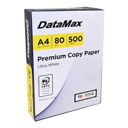 DataMax Premium Copy Paper Ultra White A4 80GSM 500 Sheets - Theodist