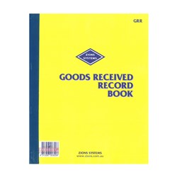 Zions 4915 Goods Received Record Book (Form GGR) - Theodist