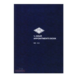 Zions 1412 ¼ Hour Appointment Book 192 Pages - Theodist