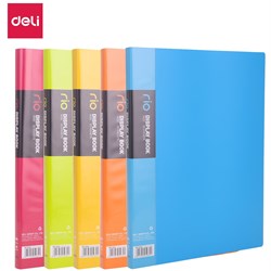 Deli File Organizer A4 Rio Display Book 20 Pages - Theodist