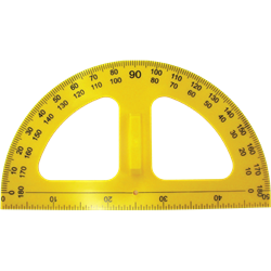 180 degree Blackboard and Whiteboard Protractor - Theodist