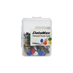 DataMax 5313 Coloured Thumb Tacks 100Pcs/Box - Theodist