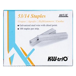 KW-triO 0053E Size 53/14 Staples 1000/Pack - Theodist