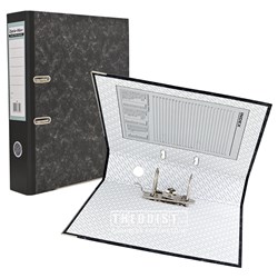 DataMax 5550 Lever Arch File Foolscap Deluxe Board Black Mottled - Theodist