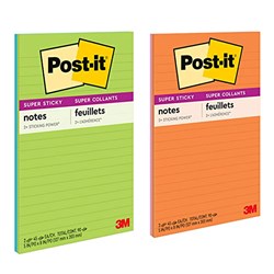 Post-it 5845-SS Super Sticky Notes 127x203mm, Rio de Janeiro - Theodist