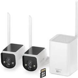 Swann 4k Maxrange Solar/Battery CCTV Camera with 64GB SD Card 2 Pack - Theodist