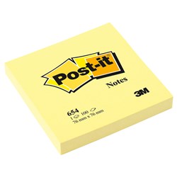 Post-it 654 Sticky Notes 76x76mm - Theodist