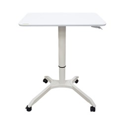 Twinco Table Adjustable White 715x470mm Height 70-110cm - Theodist