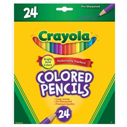 Crayola 684024 Colored Pencils Nontoxic Full Size 24 Pack - Theodist