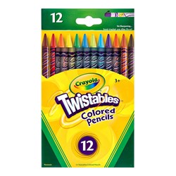 Crayola Twistables Colored Pencils 12 Pack 3+ - Theodist