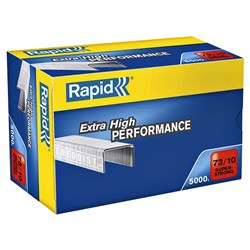 Rapid Staples Extra High Performance 73/10 Super-Strong 5000 Pcs/Box - Theodist