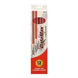 9010DataMax 9010 Graphite Pencils HB with Eraser 12 Pack - Theodist