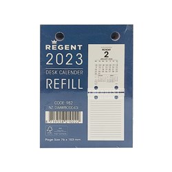 Regent 982 2023 Desk Calendar Refill Day to Page - Theodist