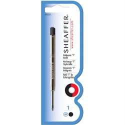 Sheaffer 9933 Ballpoint "T" Refill Medium, Black, Blue - Theodist