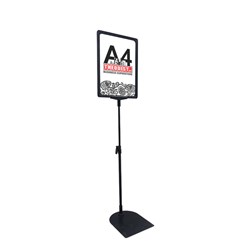 A4 Poster Display Free-standing Adjustable Height - Theodist
