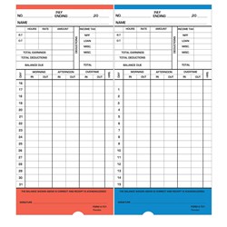 DataMax A701 Time Cards 100 Pack - Theodist