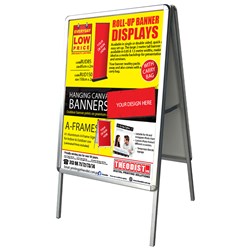 A-Frame with 2x A1 Prints Outdoor Suitable Model - Theodist