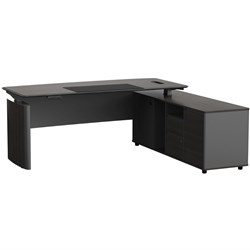 Adjustable AJB20 Executive Desk 2000Lx1600Wx750-1020H - Theodist