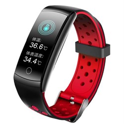 Torq AKQ8T Sports Smart Watch Green, Red, Grey - Theodist