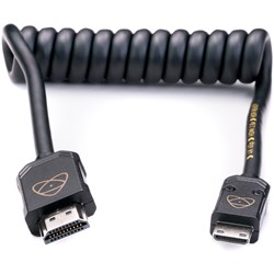 Atomos AtomFLEX Coiled Mini-HDMI to HDMI Cable (12 to 24") - Theodist