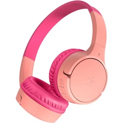 Belkin On-Ear Wireless Headphones for Kids, USB-C, Pink, AUD002BTPKV3 - Theodist