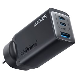 Anker B2668T11 65W 3-Port with USB-C to USB-C Cable Wall Mobile Charger Black - Theodist