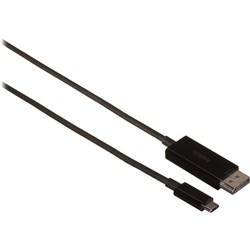 Belkin USB-C to DP Display Port 1.4 Cable, 4K/8K, 2M, AVC014BT2MBK - Theodist