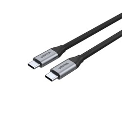 Unitek C14082ABK USB-C Male to Male Fast Data & Charging Cable 1M, 4K@60Hz, 100W - Theodist