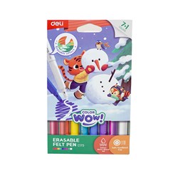 Deli C173 Erasable Coloured Felt Pen - Theodist