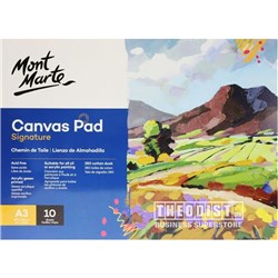 Mont Marte Canvas Pad A3 280gsm 10 Sheets CAXX0023 - Theodist