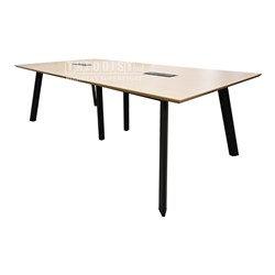 Conference Table Omega Series 2400x1200x750mm CC-B241275-19A - Theodist