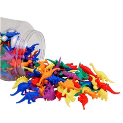 Learning Can Be Fun Dinosaur Counters 128 Pieces - Theodist