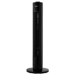Click 0816288 81cm Tower Fan, 3 Speed Settings, Black, 26.5cm X 81cm - Theodist