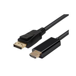 Comsol DP-HDMI-MM-01 Display Port Male to HDMI Male 1m Cable - Theodist