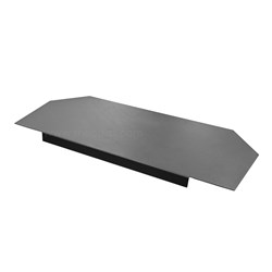 Desk Corner Pad CP600 Grey 600x220mm - Theodist