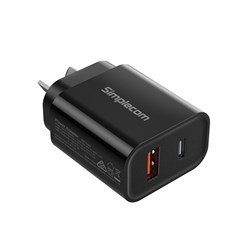 Simplecom CU220 20W Dual Port USB-C & USB A Charger - Theodist