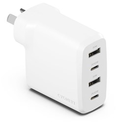 Cygnett Powerplus 45W Multiport AU Wall Charger White CY4769PDWCH - Theodist