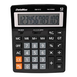 DataMax DM1212 Desktop Calculator 12 Digit 2 Power - Theodist