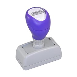 Stamp Pre-Inked Custom Design 17x43mm DM1743 - Theodist